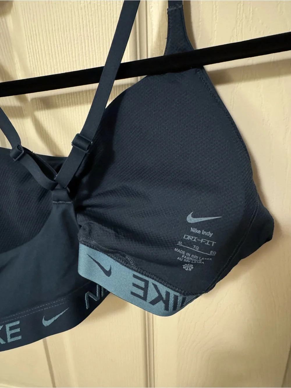 Nike Women's Dark Navy Strappy Sports Bra